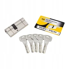 Циліндр замка Assa Abloy 35/35 ATEST KL. 6D Nickel 2100 Yale (10-2100-3535-D5-1201)