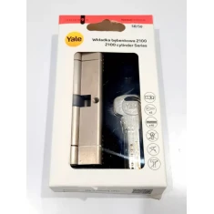 Циліндр замка Assa Abloy 50/50 ATEST KL6D нікель 2100 Yale (10-2100-5050-D5-1201)