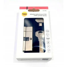 Циліндр замка з ручкою Assa Abloy 30/35 нікель сатин клас 6D Yale 2100 (10-2100-3530-CK-1201)