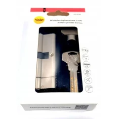 Циліндр замка з ручкою Assa Abloy 35/45 ATEST KL.6D нікель 2100 Yale (10-2100-4535-CK-1201)