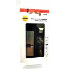 Циліндр замка з ручкою Assa Abloy 30/40 mm Nickel YALE (10-2100-4030-CK-1201)