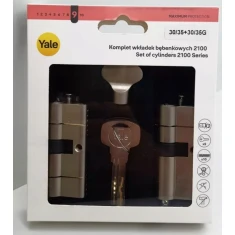 Набір Assa Abloy 2 циліндри замка 30/35 + G35/30 6 ключів нікель (10-21KA-3035-CK-1201)