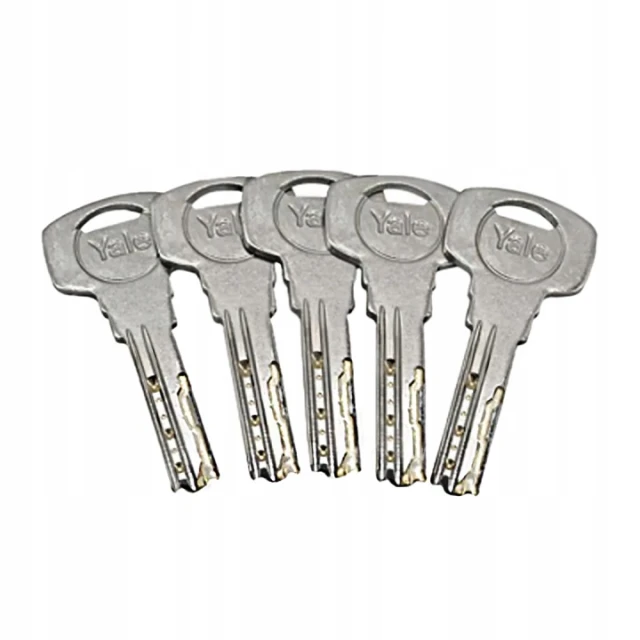 Набір Assa Abloy 2 циліндри замка 30/40 + G30/40 5 ключів нікель (10-21KA-4030-CK-1201)