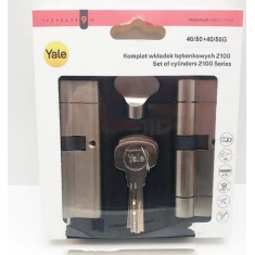 Набір Assa Abloy 2 циліндри замка 40/50 + G50/40 + 5 класс нікель 2100 (10-21KA-4050-CK-1201)
