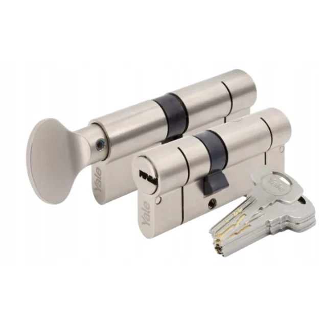 Набір Assa Abloy 2 циліндри замка 40/50 + G40/50 + 5 класс нікель 2100 (10-21KA-5040-CK-1201)
