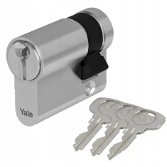 Циліндр замка Assa Abloy 50/10 атласний Y500 напівциліндр Yale (10-0551-0050-00-2211)