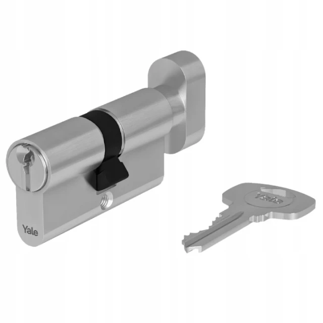 Циліндр замка з ручкою Assa Abloy 45/65 Satin Y500 Yale (10-0553-6545-CK-2211)