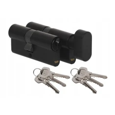 Набір Assa Abloy 2 циліндри замка: 35/40 + G40/35 + 6кл Black Y500 (10-05KA-3540-06-5612)