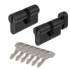 Набір Assa Abloy 2 циліндри замка 45/50 + G50/45 6 класс Black (10-05KA-4550-06-5612)