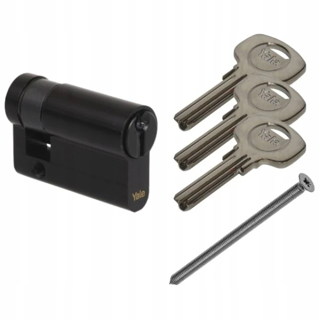 Циліндр замка Assa Abloy 40/10 Black Y500 Yale (10-0551-0040-00-5611)