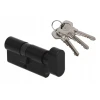 Циліндр замка з ручкою Assa Abloy 30/40 Black Y500 Yale (10-0553-4030-CK-5611)