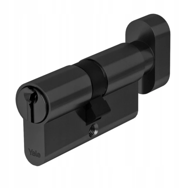 Циліндр замка з ручкою Assa Abloy 55/30 Black Y500 Yale (10-0553-3055-CK-5611)