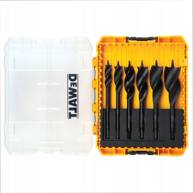 Набір свердел по дереву спіральних DeWALT 152 мм 6 шт (DT90238)