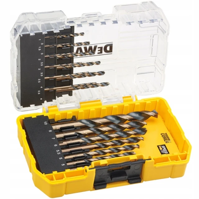 Набір свердел для металу DeWALT 19 шт Black&Gold (DT70728)