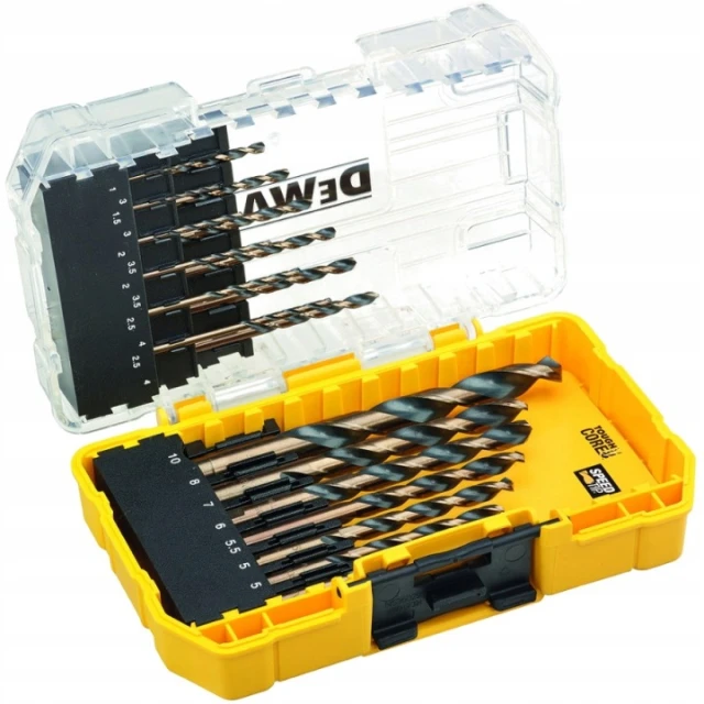 Набір свердел для металу DeWALT 19 шт Black&Gold (DT70728)