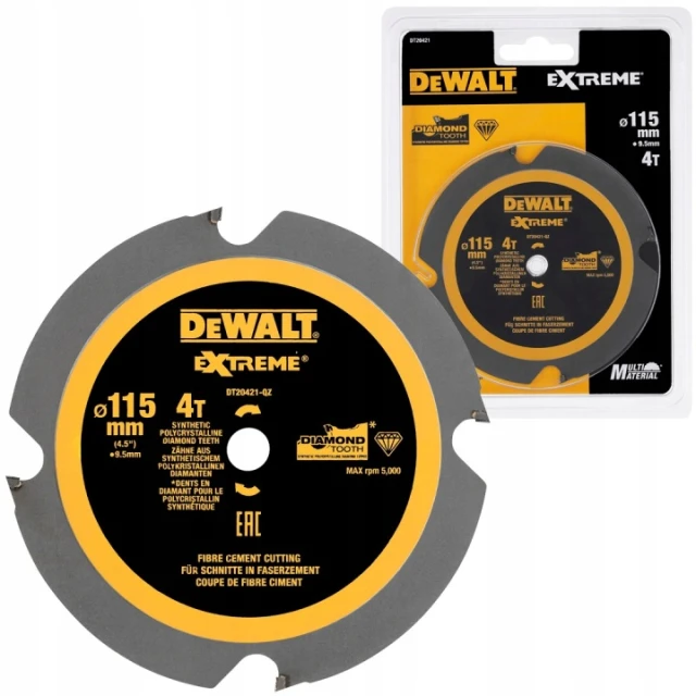 Диск пиляльний DeWALT 115x4z x 9,5 для DCS571 (DT20421)