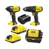 Набір Шуруповерт Stanley SFMCD711 + Гайковерт Stanley SFMCF800 2x2Ah V20 (5054905284763)