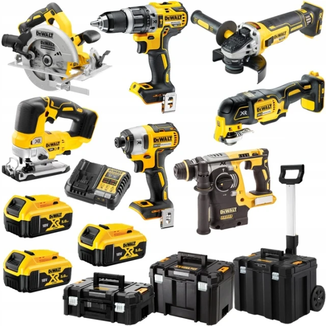 Набор аккумуляторных инструментов COMBO DeWALT 7 шт (DCK755P3T-QW)