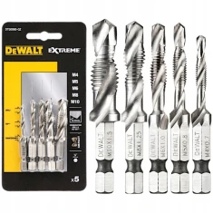 Набор сверел нарезных DeWALT M4-M10 5 шт (DT50060)
