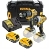 Шуруповерт DeWALT DCD709 + Гайковерт DCF809 18V 2x5Ah