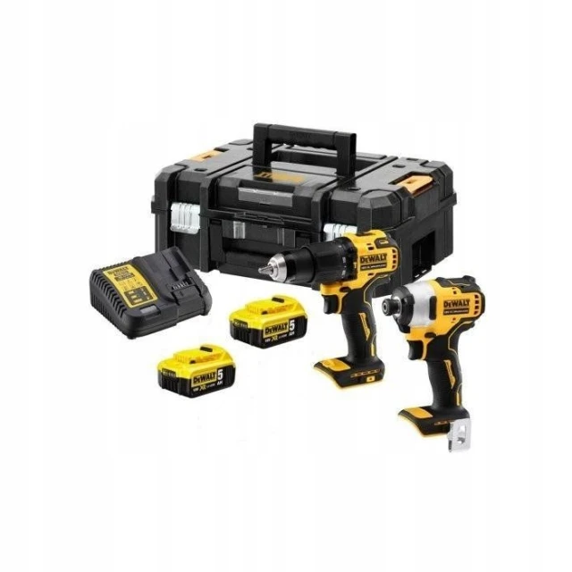 Шуруповерт DeWALT DCD709 + Гайковерт DCF809 18V 2x5Ah