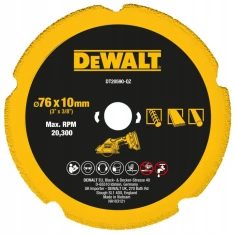Диск алмазний DeWALT 76 мм для багатоматеріальних поверхонь (DT20590)