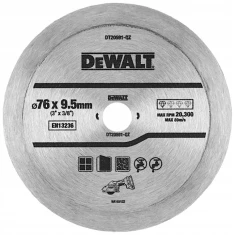 Диск алмазний суцільний DeWALT 75x1,0 мм для DCS438 (DT20591)
