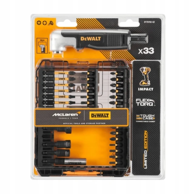 Набір бит MCLAREN DeWALT 35 шт + тримач (DT70782-QZ)