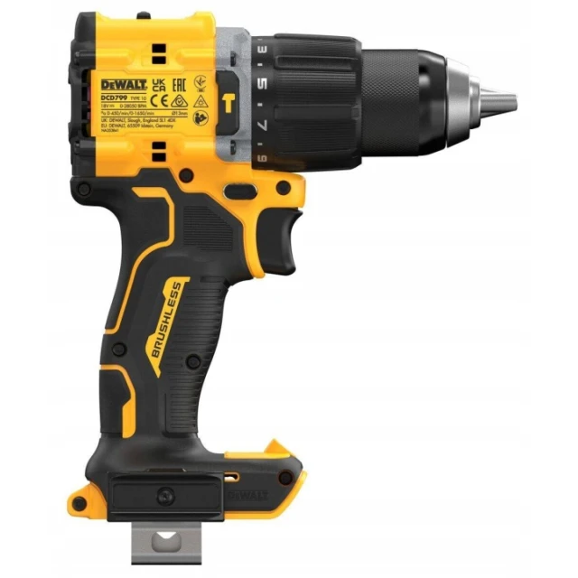 Шуруповерт DeWALT 18В ударний 65Нм 2x2Ач (DCD799D2T-QW)