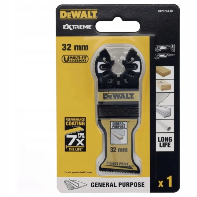 Полотно для пиління дерева з гвоздями DeWALT 43х32 мм (DT20774-QZ)