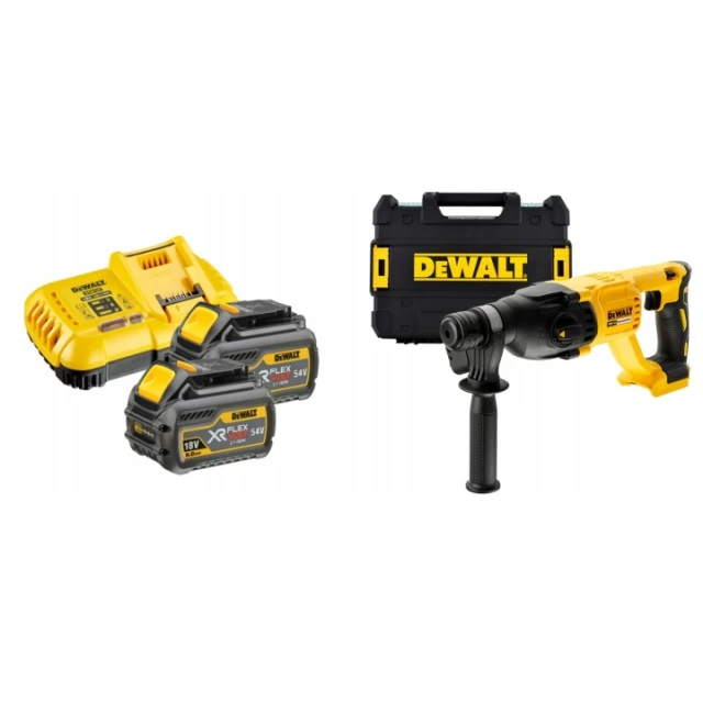 Перфоратор DeWALT DCH133P2 18V SDS+ 2,6 Дж 2x5Ah (5055995546359)