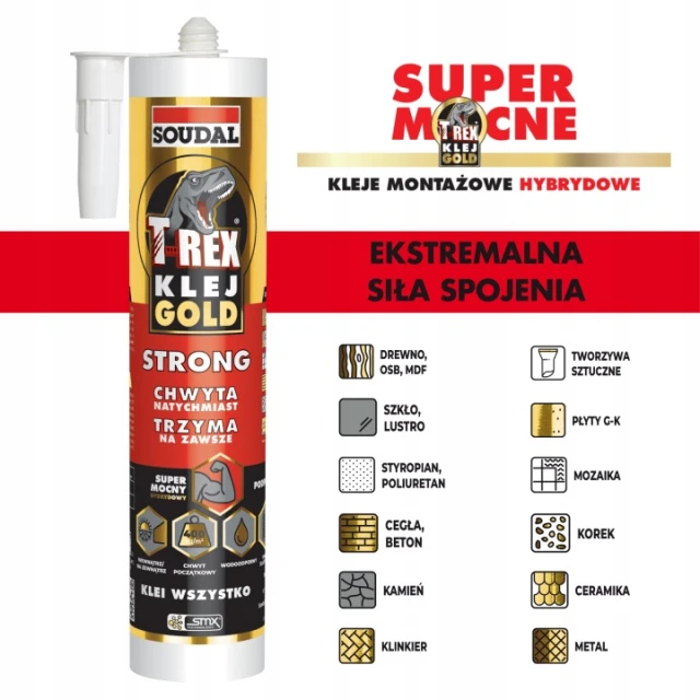 Клей гібридний T-REX GOLD Soudal 290 мл (5411183131354)