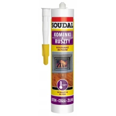 Герметик для печей камінів Soudal 1500C 280ml (137661)