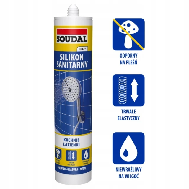 Герметик Sanitary White Soudal 280 мл (137515)