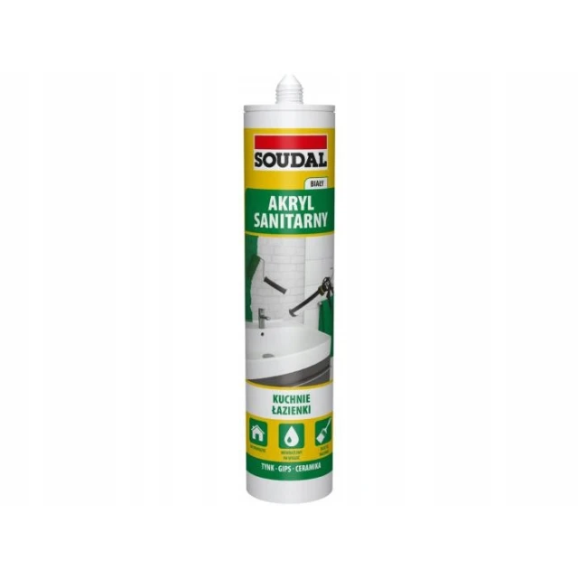 Акрил біло-санітарний Soudal 280 мл (137695)