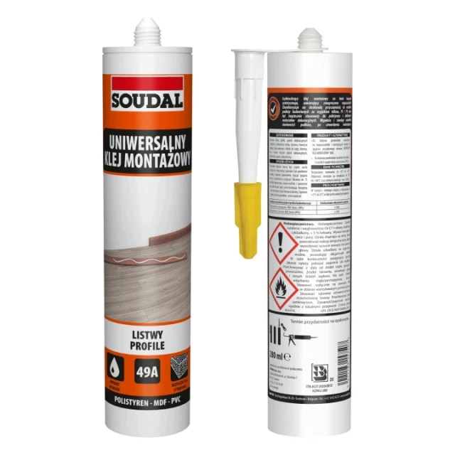 Клей монтажний Soudal 280 мл 49A (157507)