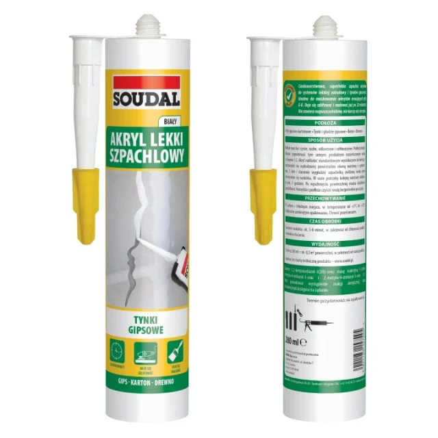 Акрил Soudal легкий шпатлювальний (137687)