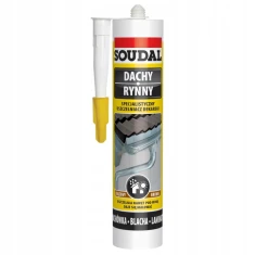 Герметик покрівельний спеціальний безбарвний Soudal 280 мл (137551)
