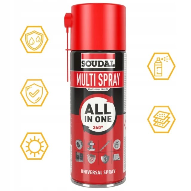 Мастило-захист MULTI spray аерозоль Soudal 400 мл (176897)