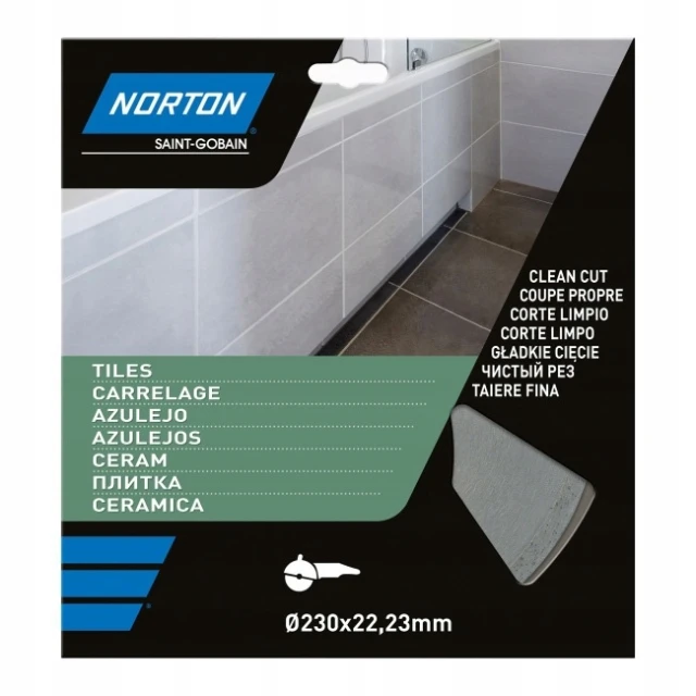 Диск алмазний суцільний Vulcan Ceram Norton 230 мм (70184602169)