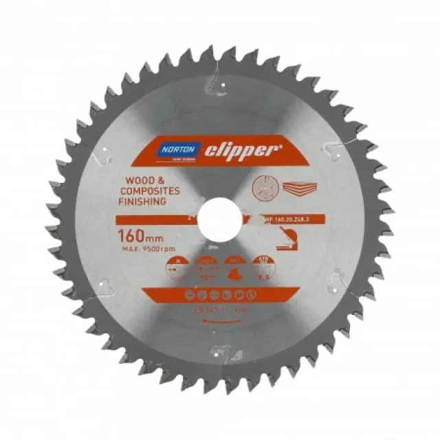 Диск пиляльний Clipper Norton 250x24z x30 з твердосплавом (70184608065)