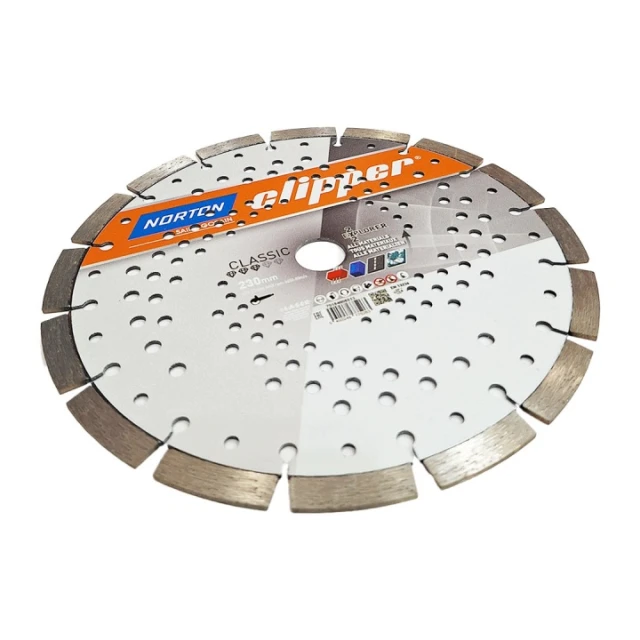 Диск алмазний сегментний Explorer Norton 230 х 22,23 мм (70184608513)