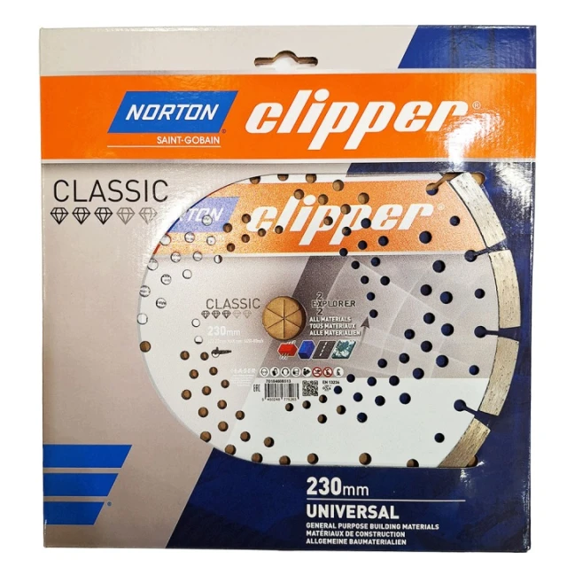 Диск алмазний сегментний Explorer Norton 230 х 22,23 мм (70184608513)