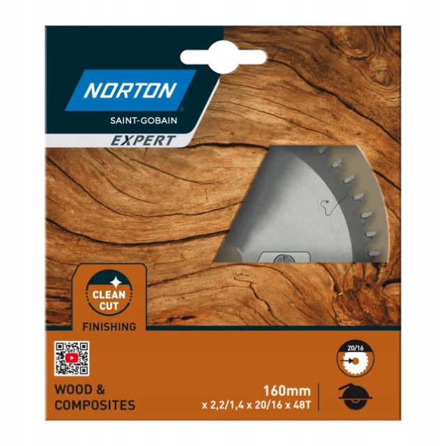 Диск пиляючий Norton 165x48z x20 з видіями EXPERT (70184632195)