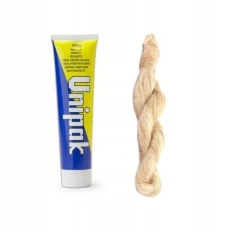 Паста для різьби UNIPAK 65 г + пакля 100 г (2646)