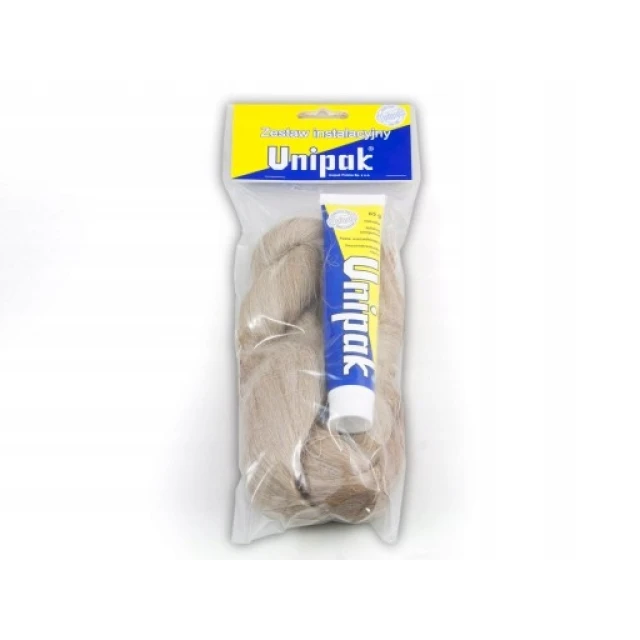 Паста для різьби UNIPAK 65 г + пакля 100 г (2646)