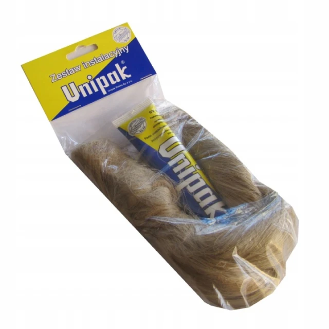 Паста для різьби UNIPAK 65 г + пакля 100 г (2646)