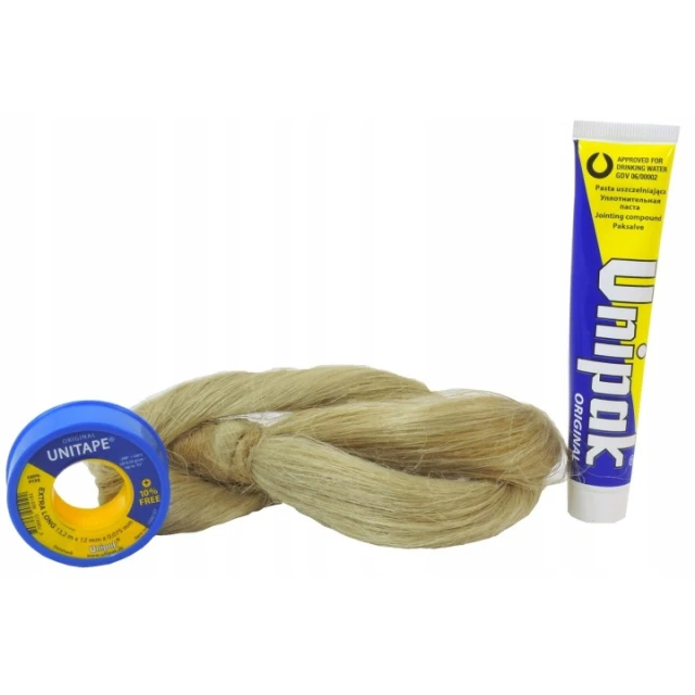 Паста для різьблення UNIPAK 65g + пакулі 50g + фум-лента (2647)