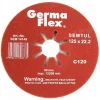 Шліфувальний круг GERMAFLEX 125 зернистість 40 для емалі 10 шт (SEM14149)