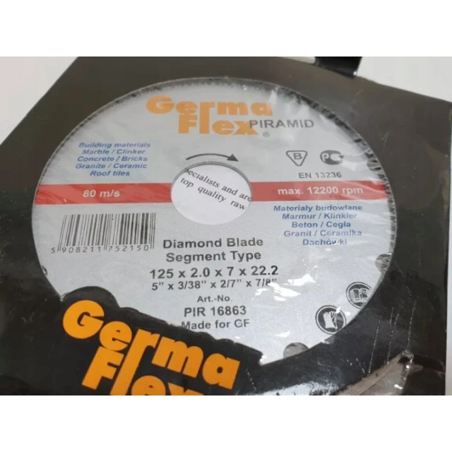 Диск алмазний Germa-Flex GERMAFLEX 125 мм (PTC00002)